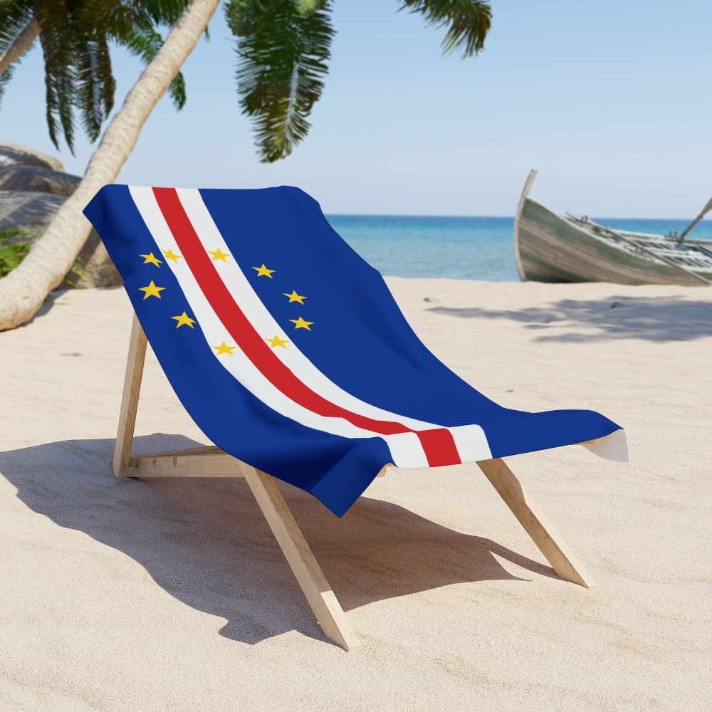 Sauna Home Gym - Cape Verde Vlag Strandlaken Voor Thuis