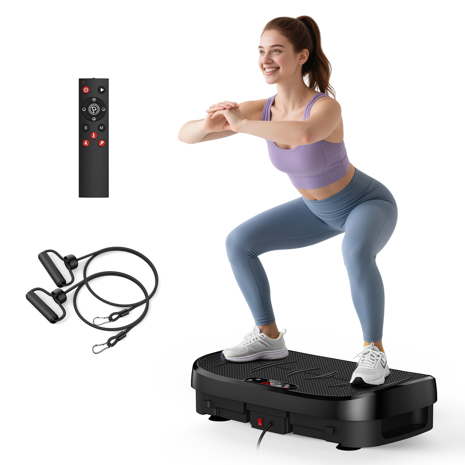 Home Gym Leg Extension - Trilplaat Vetverbranding Fitnessplatform Hele Lichaam 120