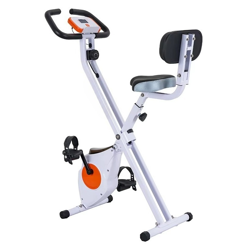 Home Gym Resistance - Slim opvouwbare fitnessfiets met 8-traps weerstand