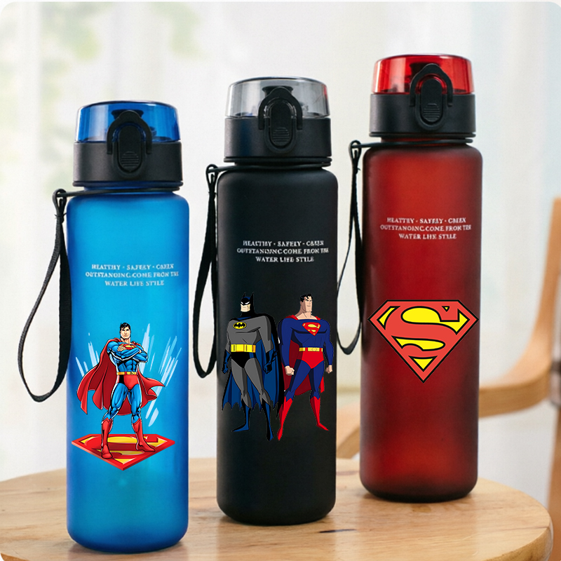 Home Gym House - 650ml Supermans Sport Waterfles Vrouwen Mannen