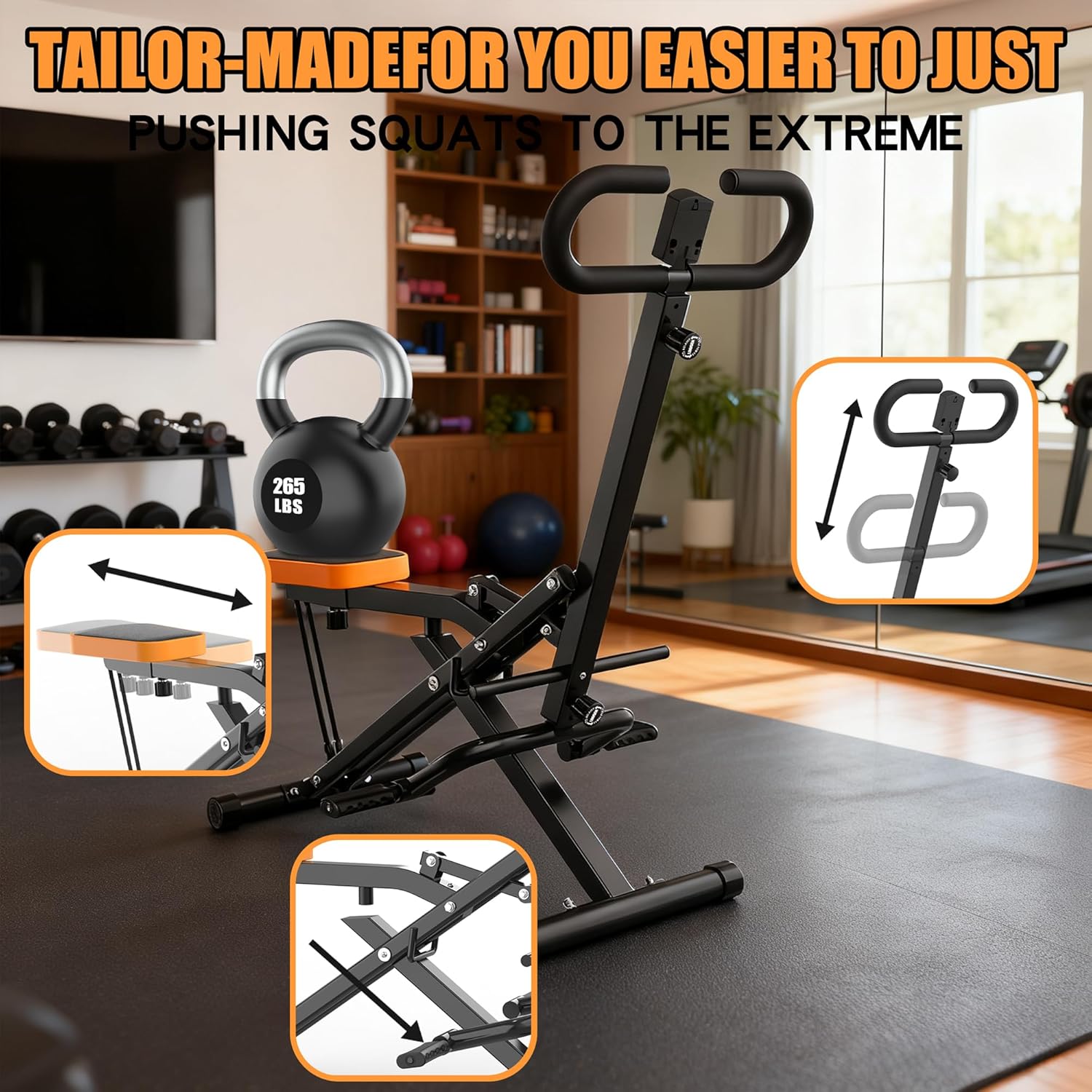 Home Gym Resistance - Squatmachine voor thuis, assistentie trainer voor
