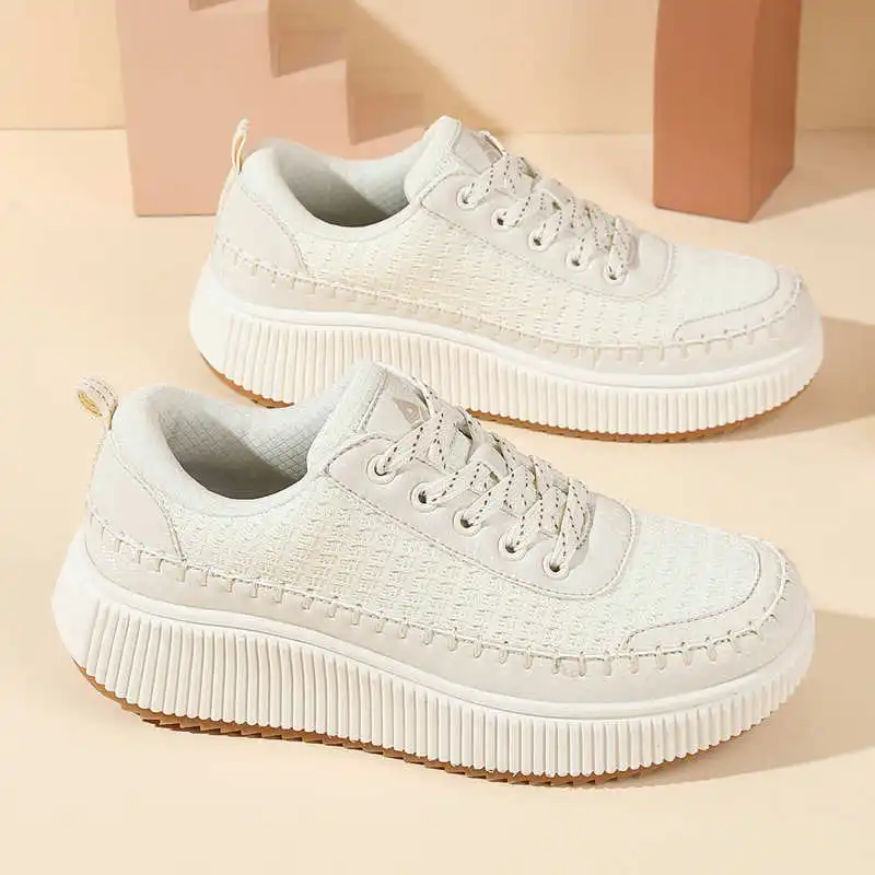 Home Gym Cost - Bruine schoenen Dames Flats Herfstlaarzen Sneakers