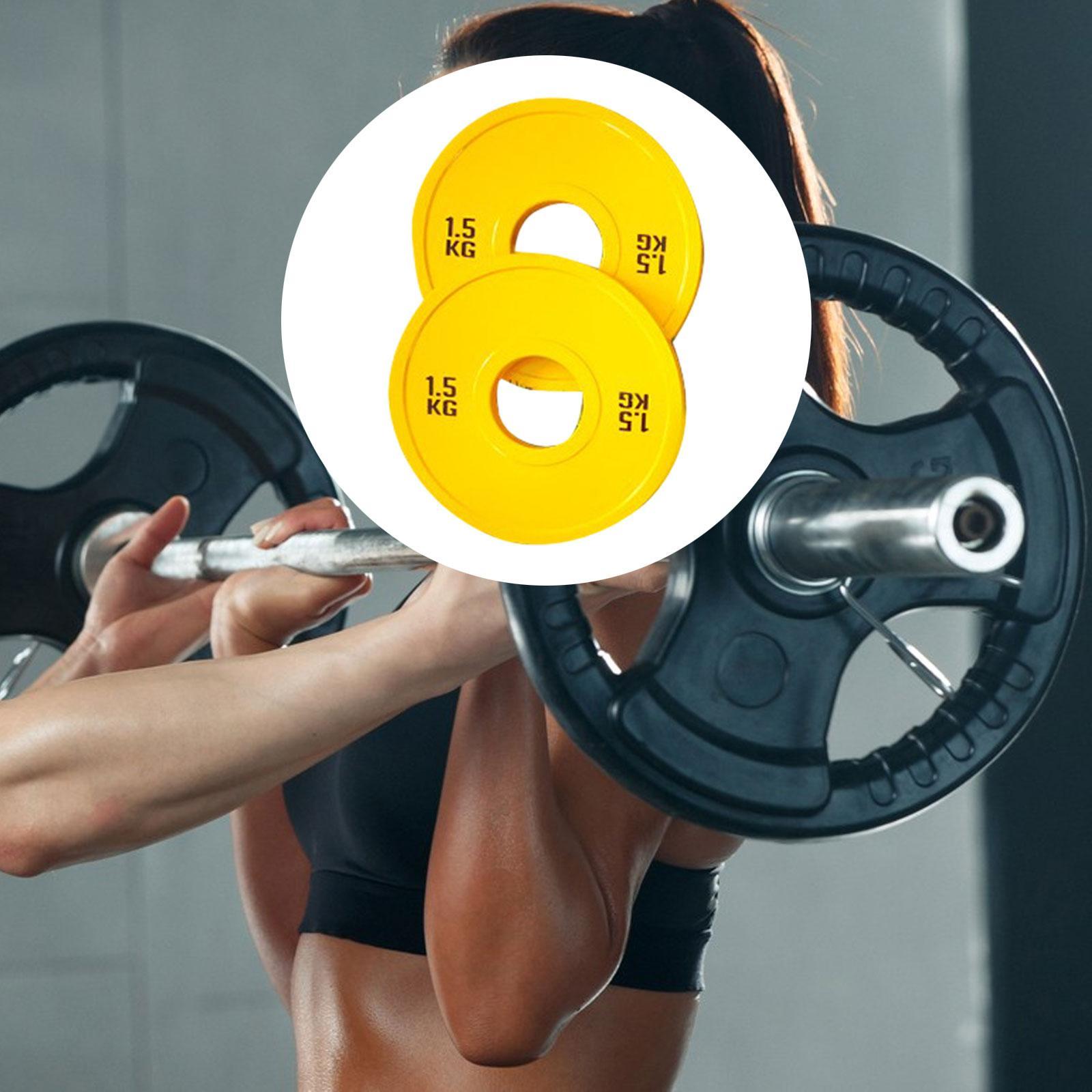 Home Gym Routine - Micro-gewichtplaten voor halterkrachttraining Stalen halters Gymplaten