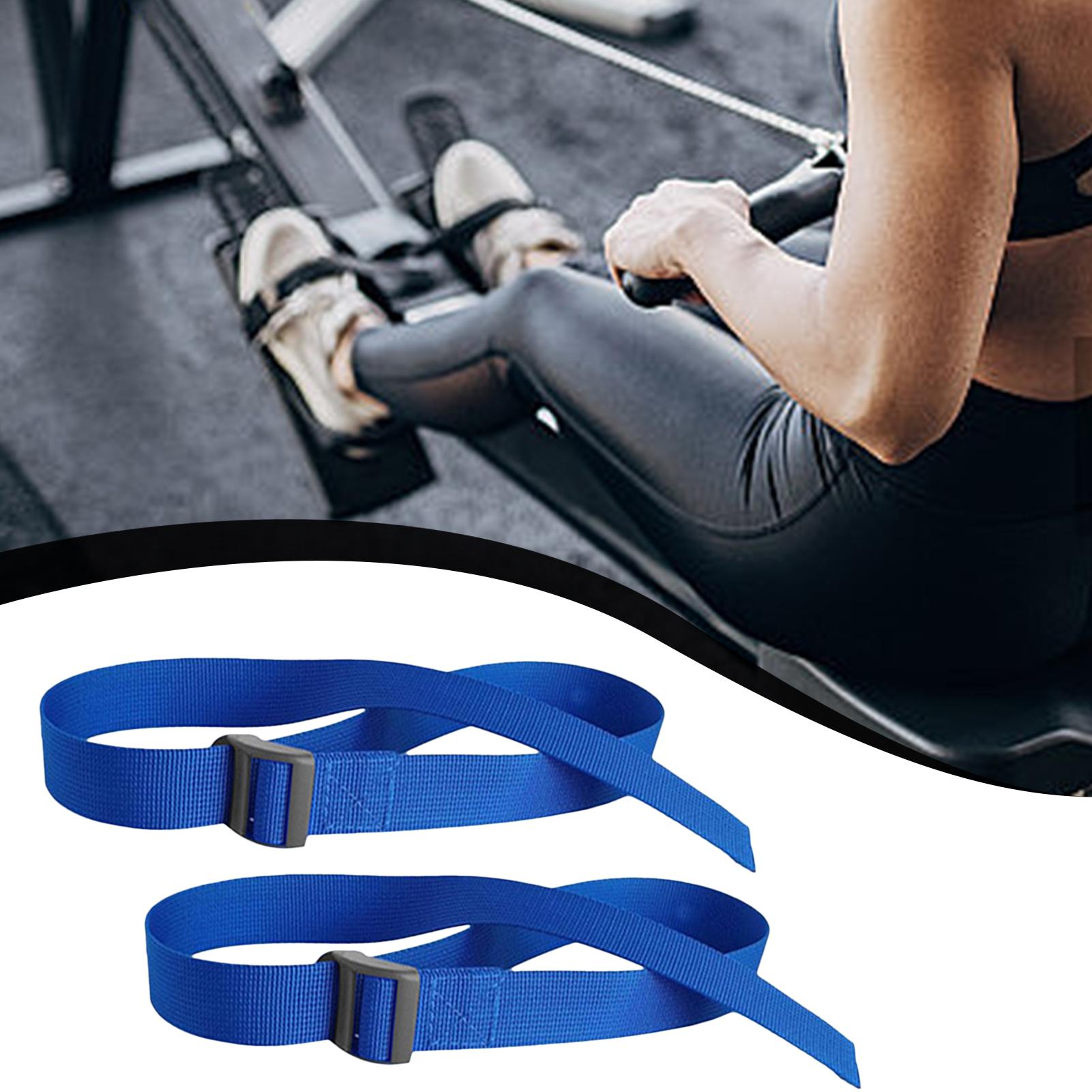 Home Gym Installation - 2 Stuks Roeimachine Voeten Bandjes Beentraining