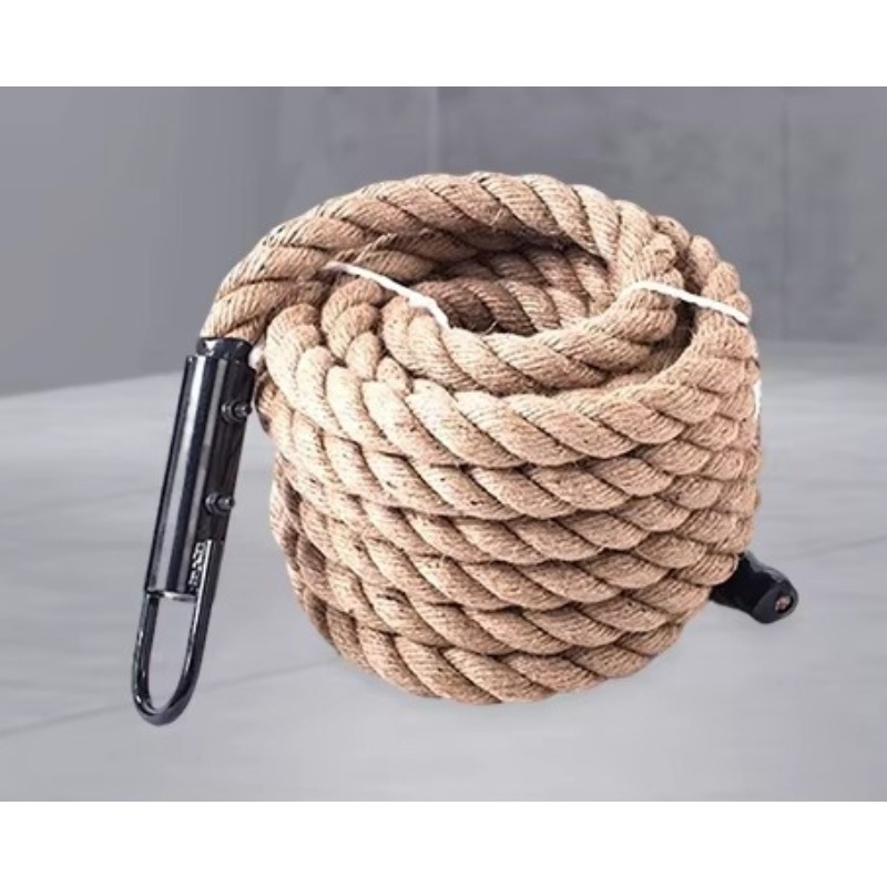 Home Gym Installation - 9m Battle Rope met stabiele bevestigingshaak,