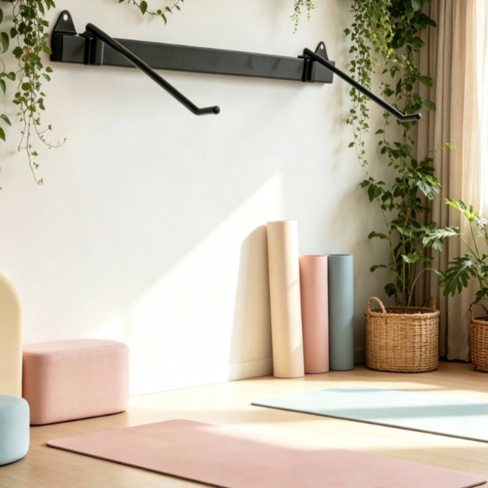 Home Gym Machine - Kabelhandvat met karabijnhaak Compacte kabelmachinehandgreep Stevig