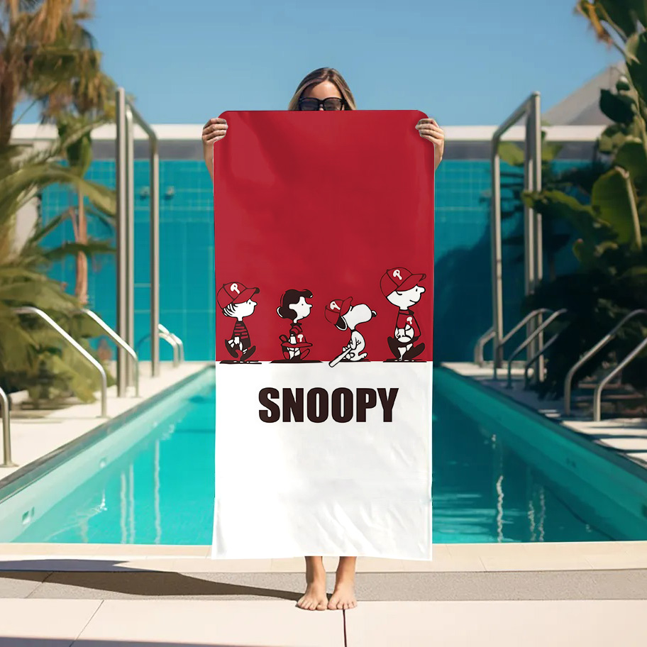 Sauna Home Gym - Strandhanddoeken S-Snoopyes Badkamer Gymhanddoek Tulband voor