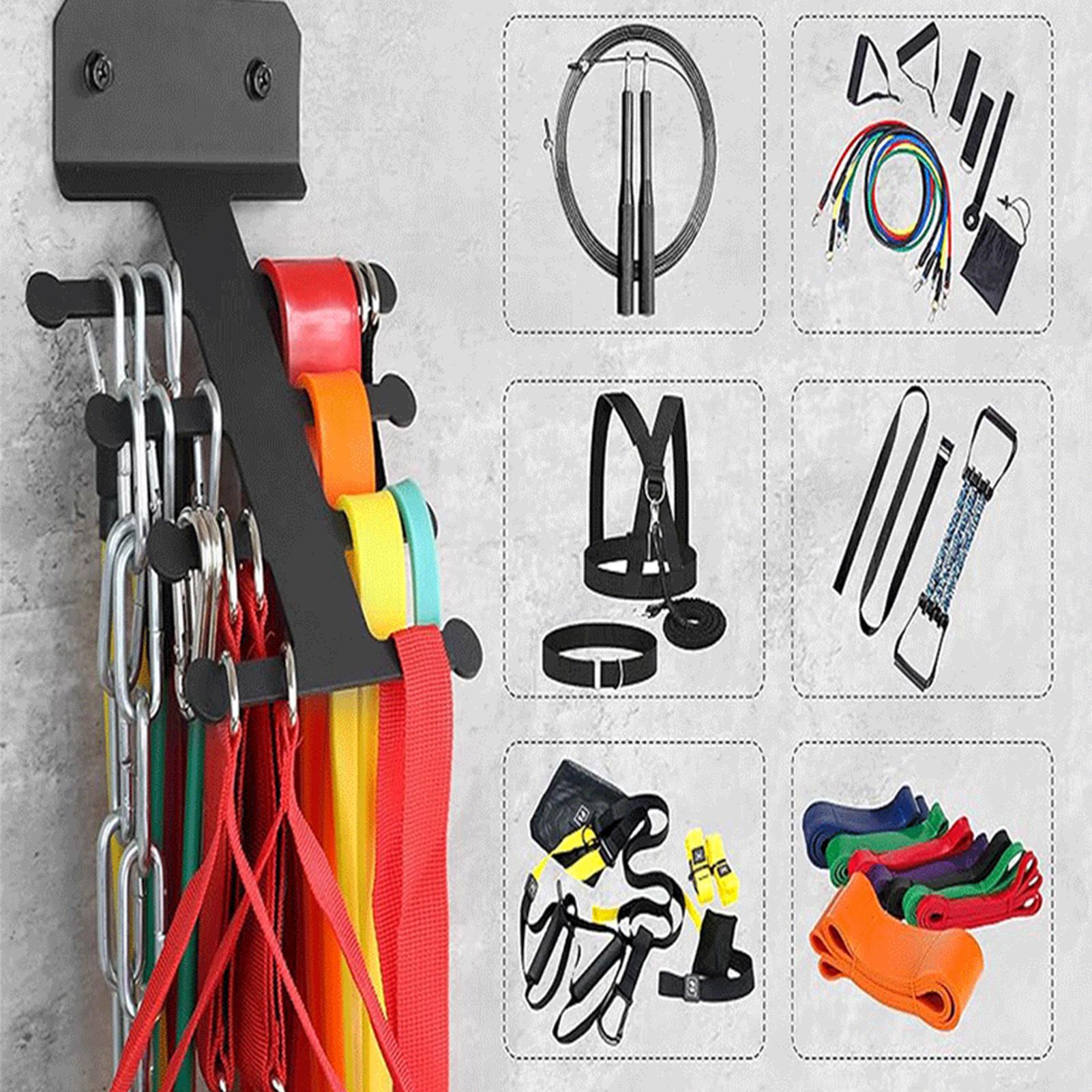 Home Gym Routine - Weerstandsbandopslag Metaal Multifunctionele Heavy Duty Organizer