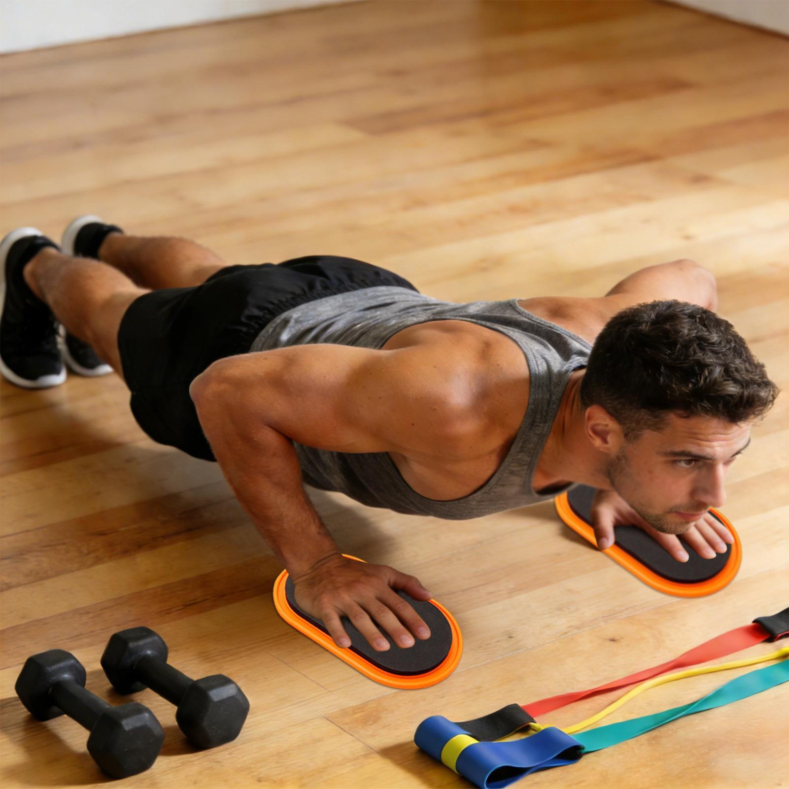 Home Gym Routine - Workout Sliders Ovale vorm Workout Glijapparatuur