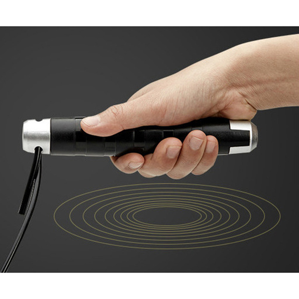 Zwarte stalen kabel springtouw - Jump Rope Bearing recensie en prijs