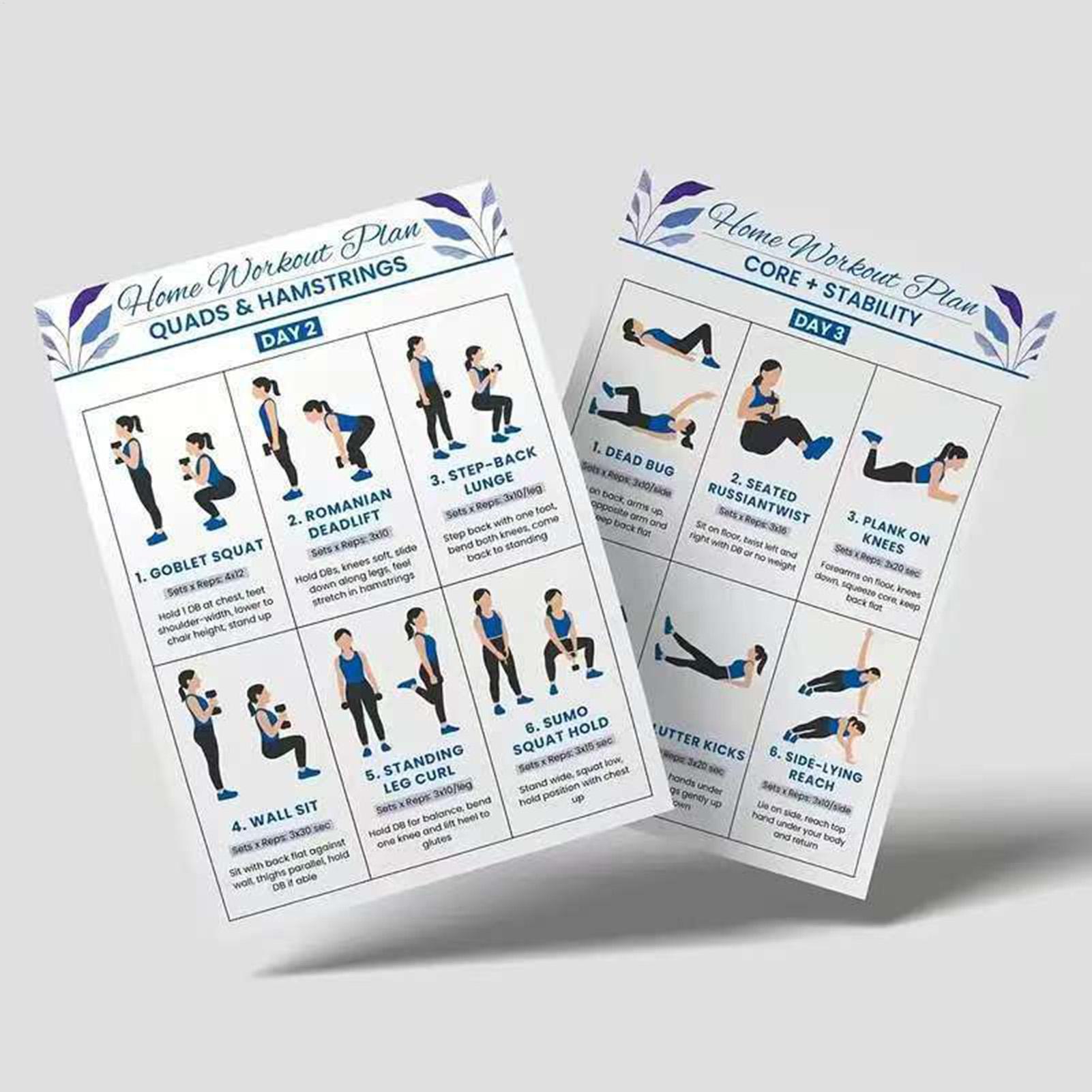 Trainingsgrafiek Full Body Com - Home Gym Routine recensie en prijs