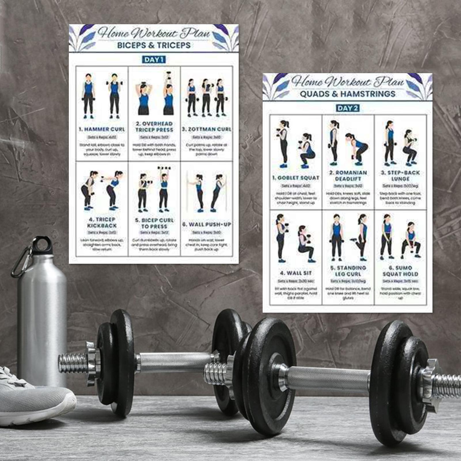 Trainingsgrafiek Full Body Com - Home Gym Routine recensie en prijs