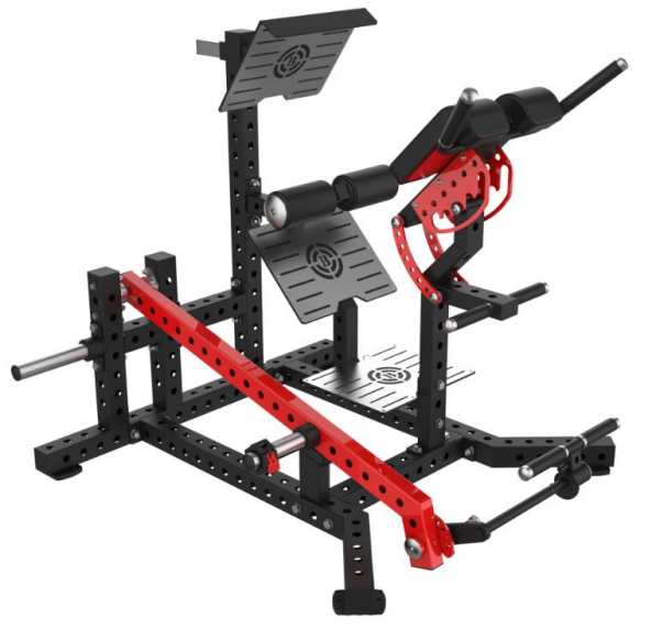 Aangepaste stalen plaat gelade - Home Gym Hip Thrust Machine recensie en prijs