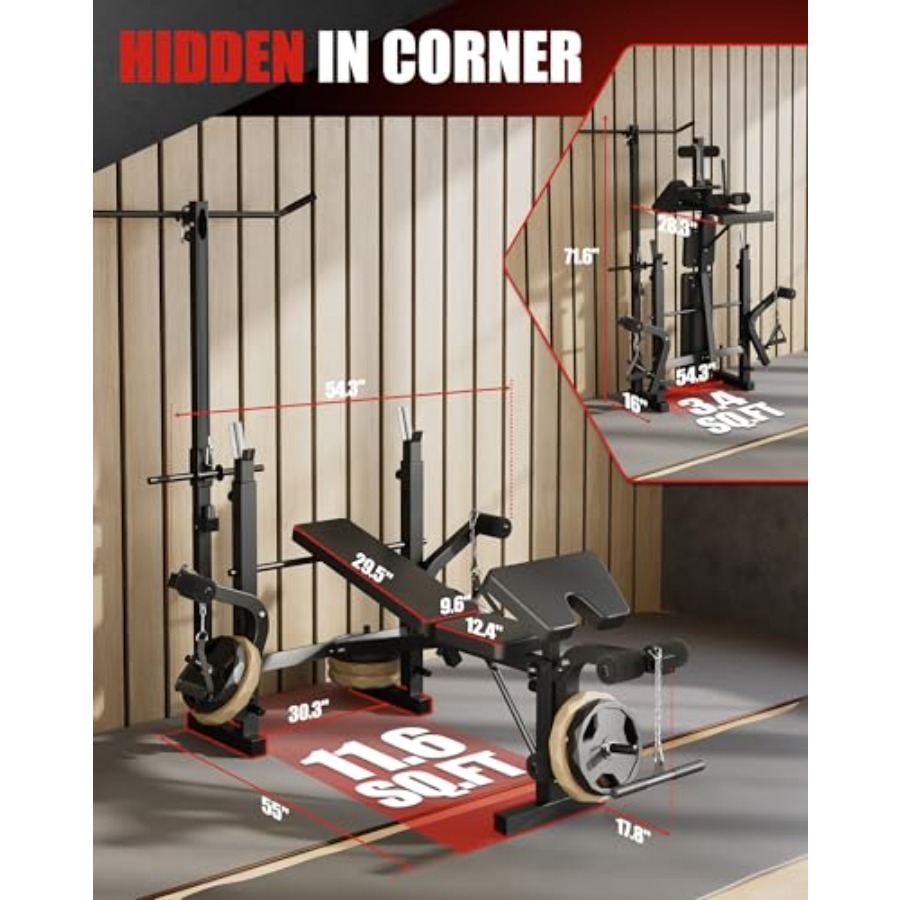 Homegym Krachttraining Bankste - Home Gym Leg Extension recensie en prijs