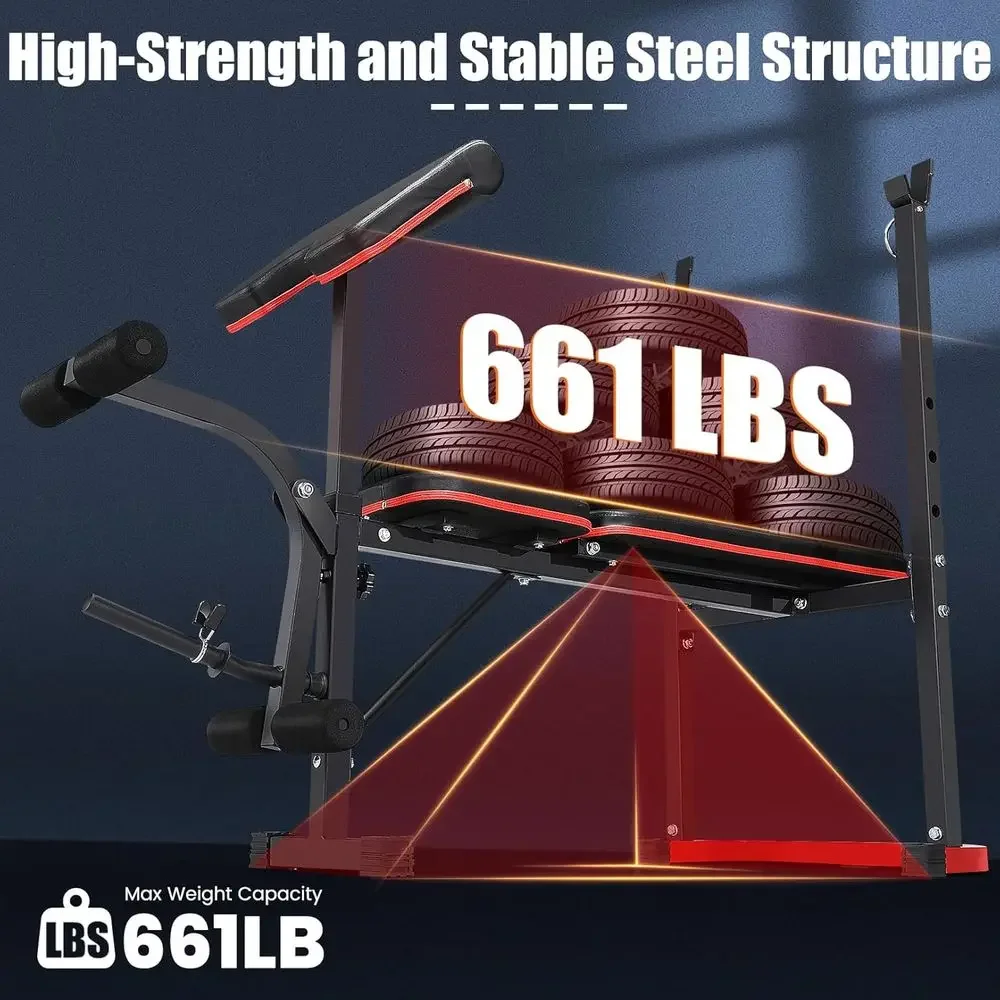 8-in-1 verstelbare gewichtsban - Home Gym Leg Extension recensie en prijs