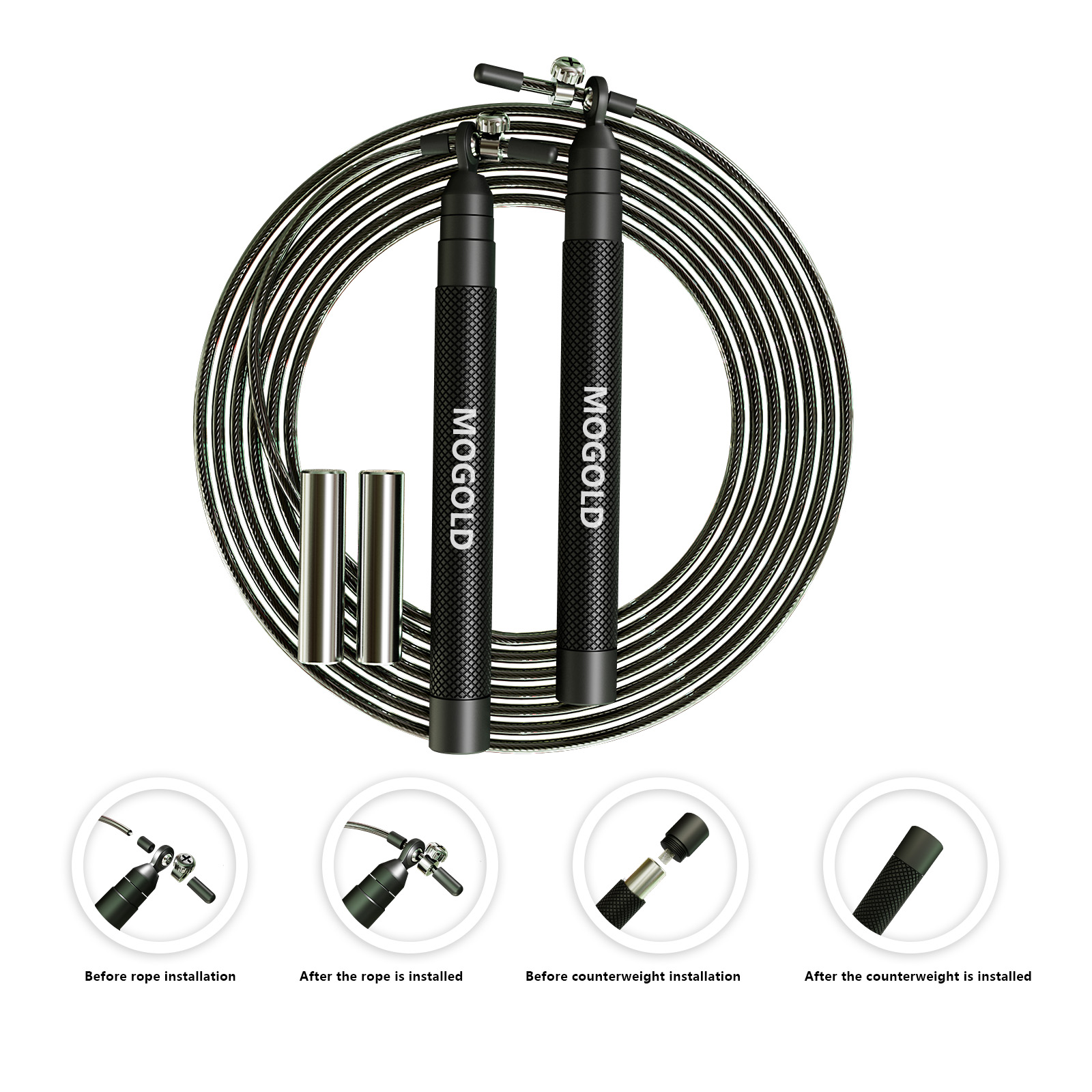 Crossfit Gewogen springtouw gy - Jump Rope Bearing recensie en prijs