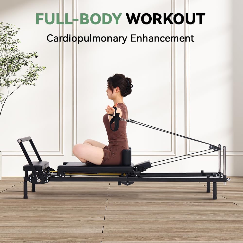 Opvouwbare Pilates Reformer-ma - Home Gym Machine recensie en prijs