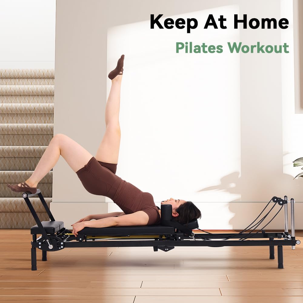 Opvouwbare Pilates Reformer-ma - Home Gym Machine recensie en prijs