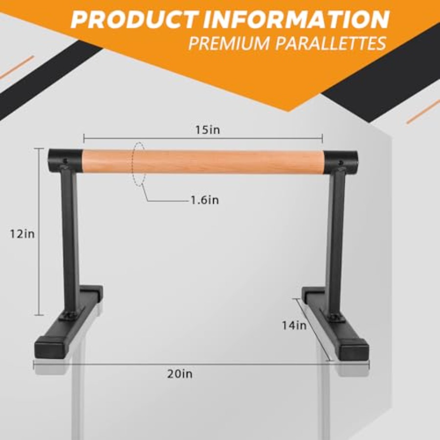 Houten parallelle stangen voor - Home Gym Installation recensie en prijs