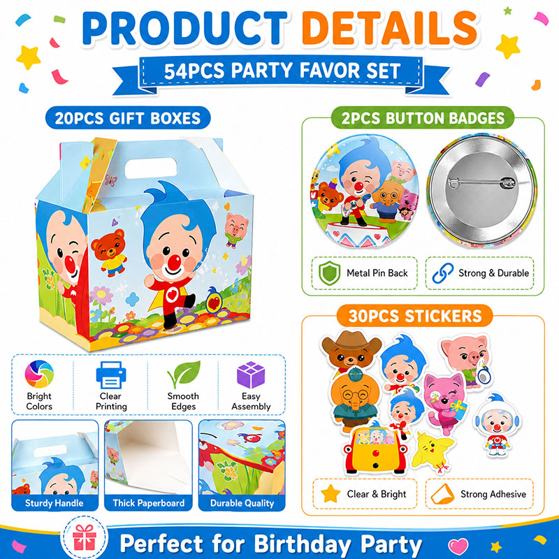 PLIM Cartoon Patroon Papieren  - Plyo Box Set recensie en prijs