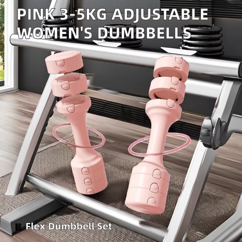 Roze verstelbare stalen kettle - Home Gym Routine recensie en prijs