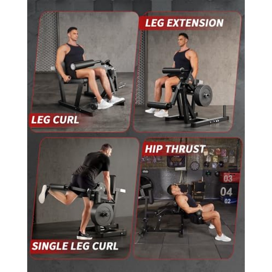 Homegym beenextensie- en curlm - Home Gym Leg Extension recensie en prijs