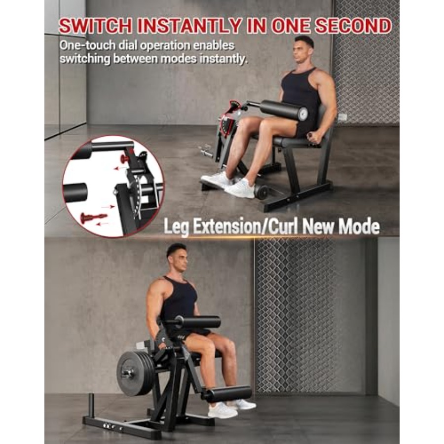Homegym beenextensie- en curlm - Home Gym Leg Extension recensie en prijs