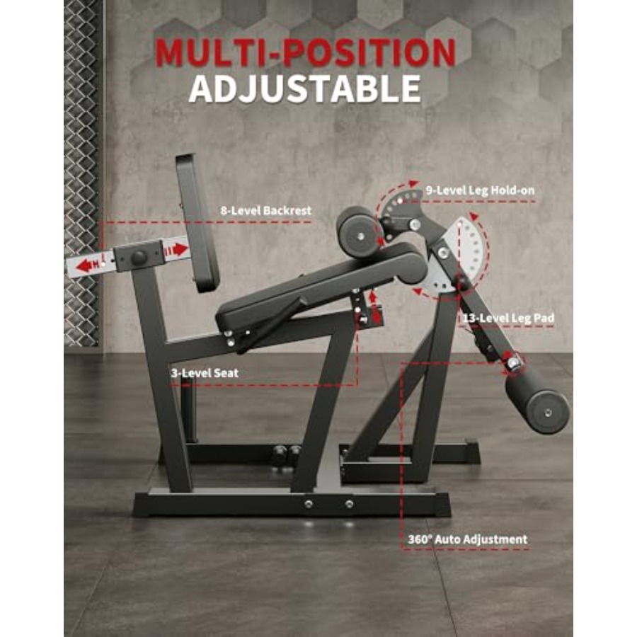 Homegym beenextensie- en curlm - Home Gym Leg Extension recensie en prijs