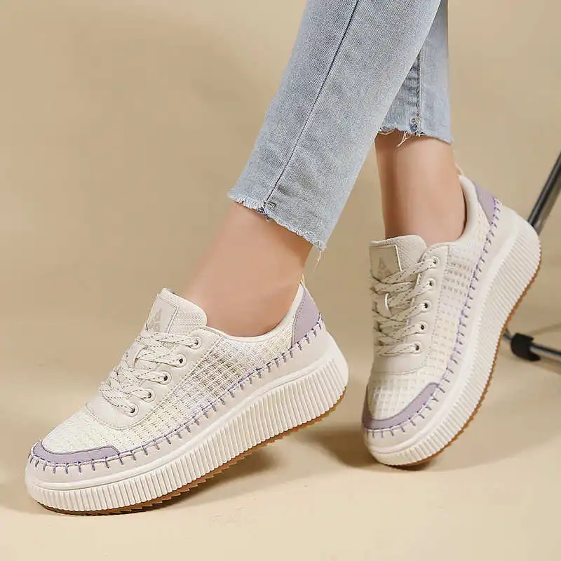 Bruine schoenen Dames Flats He - Home Gym Cost recensie en prijs