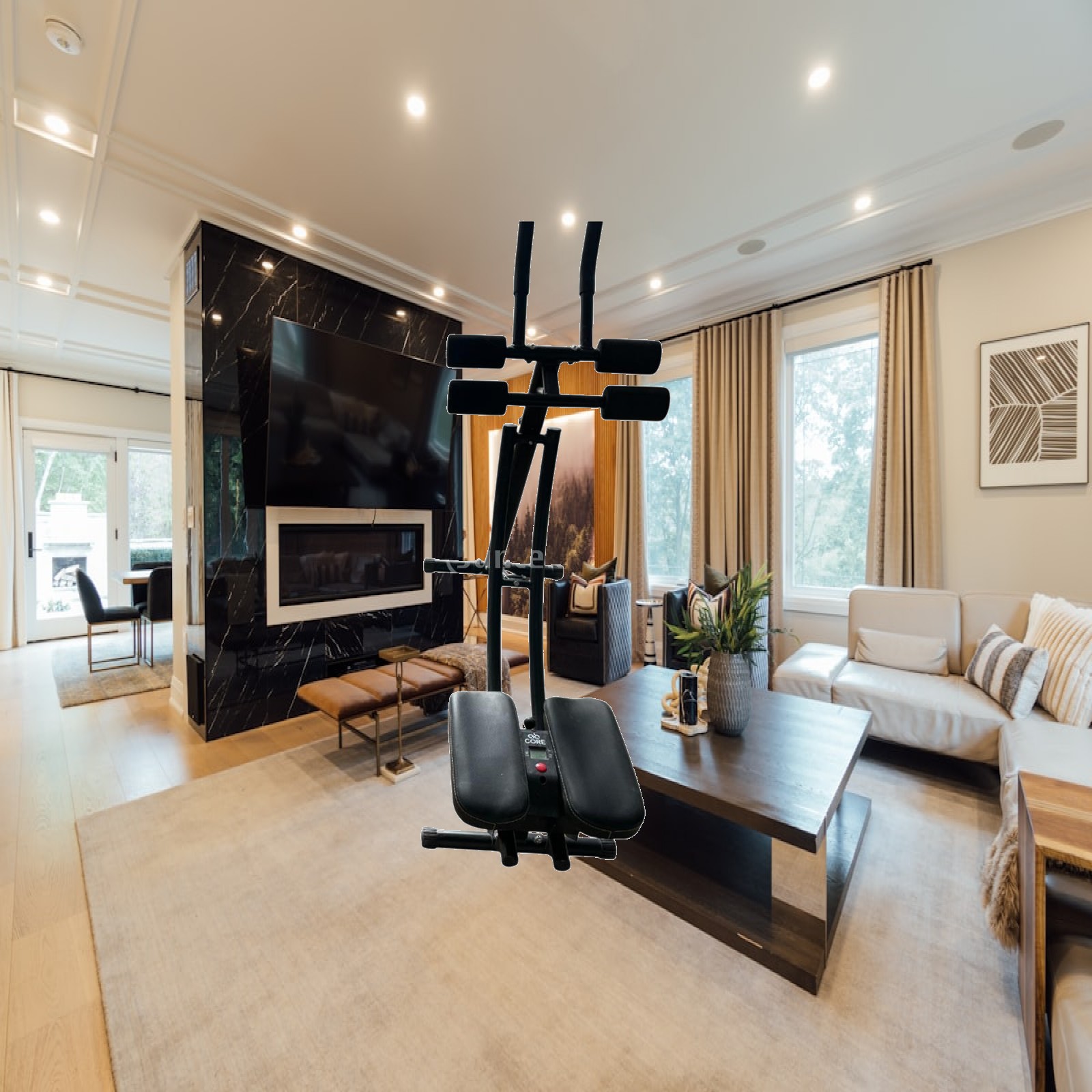 Staal buikspiertrainer, fitnes - Home Gym Routine recensie en prijs