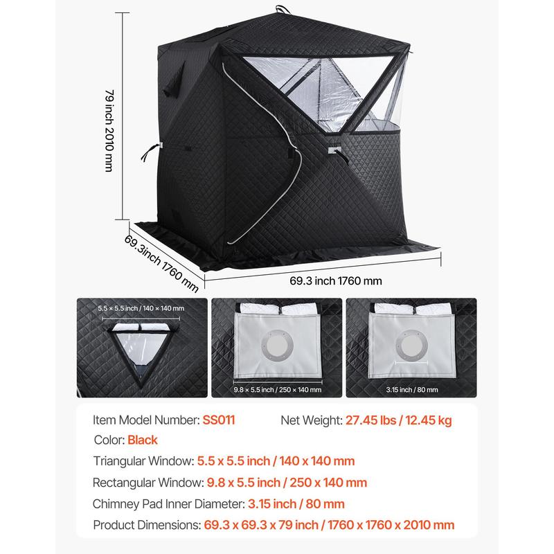 Buitensauna Tent Pro, draagbar - Sauna Home Gym recensie en prijs