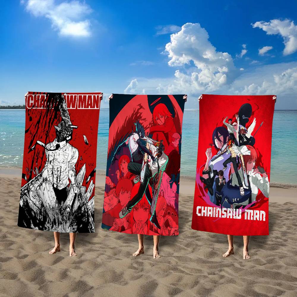 Anime Chainsaw Man Strandlaken - Sauna Home Gym recensie en prijs