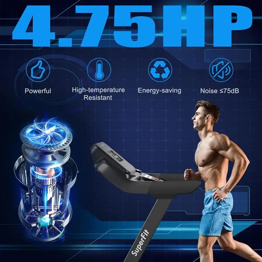 Zware Loopband met 4,75 pk, 15 - Home Gym Training Program recensie en prijs