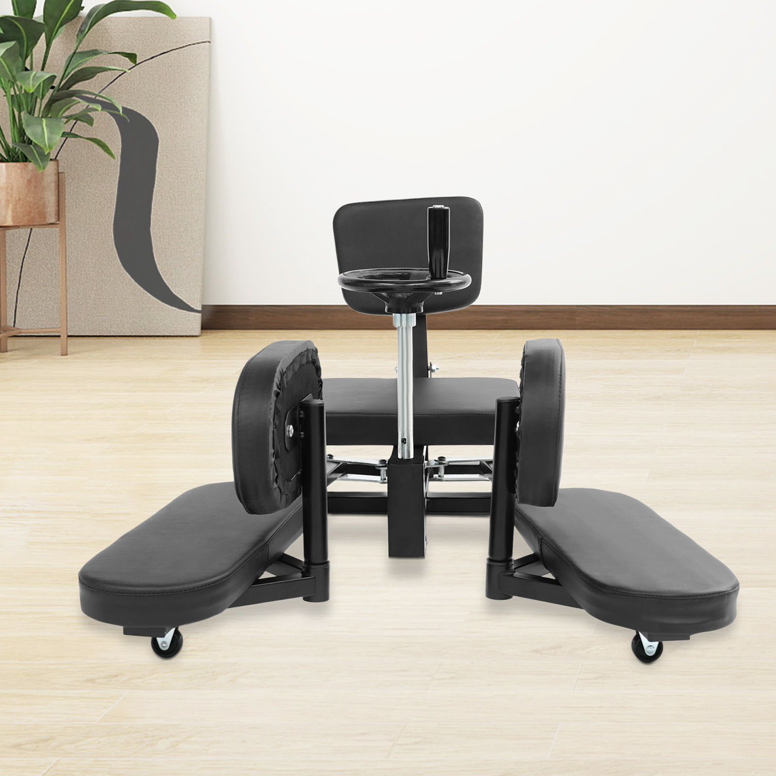 Zwarte verstelbare beenstretch - Home Gym Machine recensie en prijs