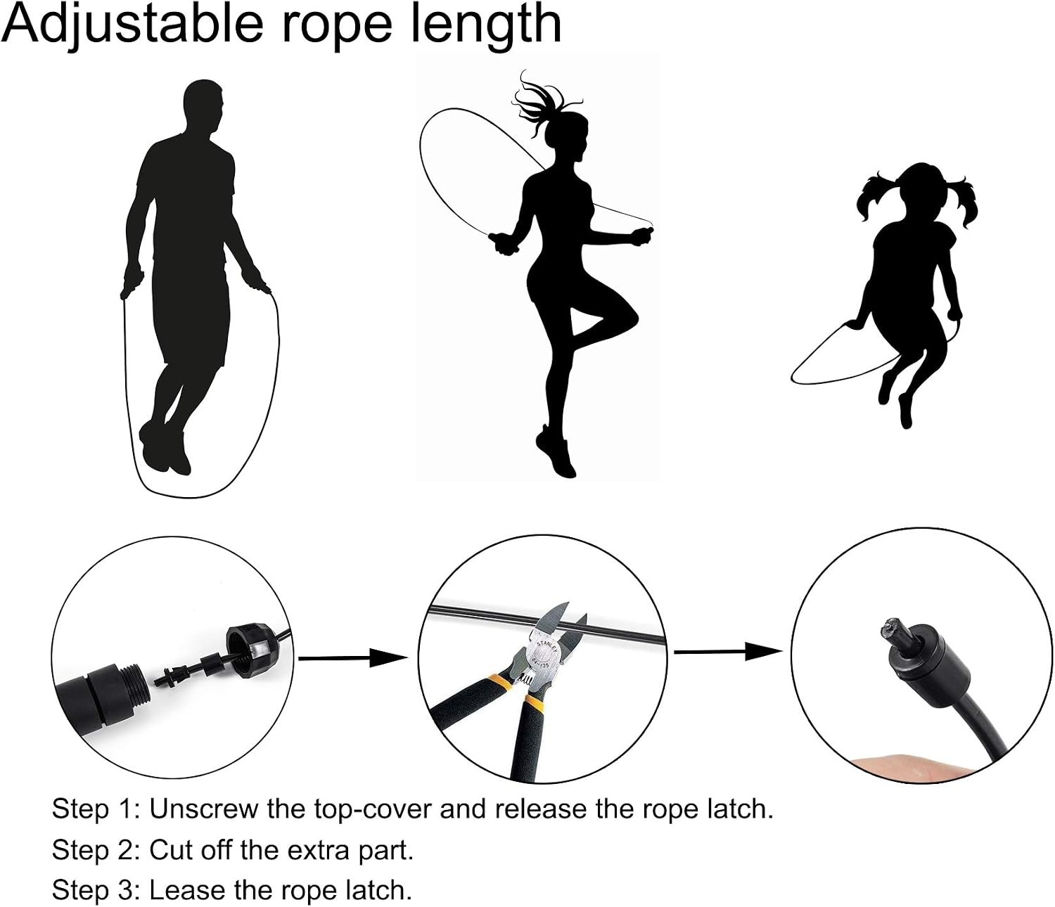 Verstelbaar springtouw van sta - Jump Rope Bearing recensie en prijs