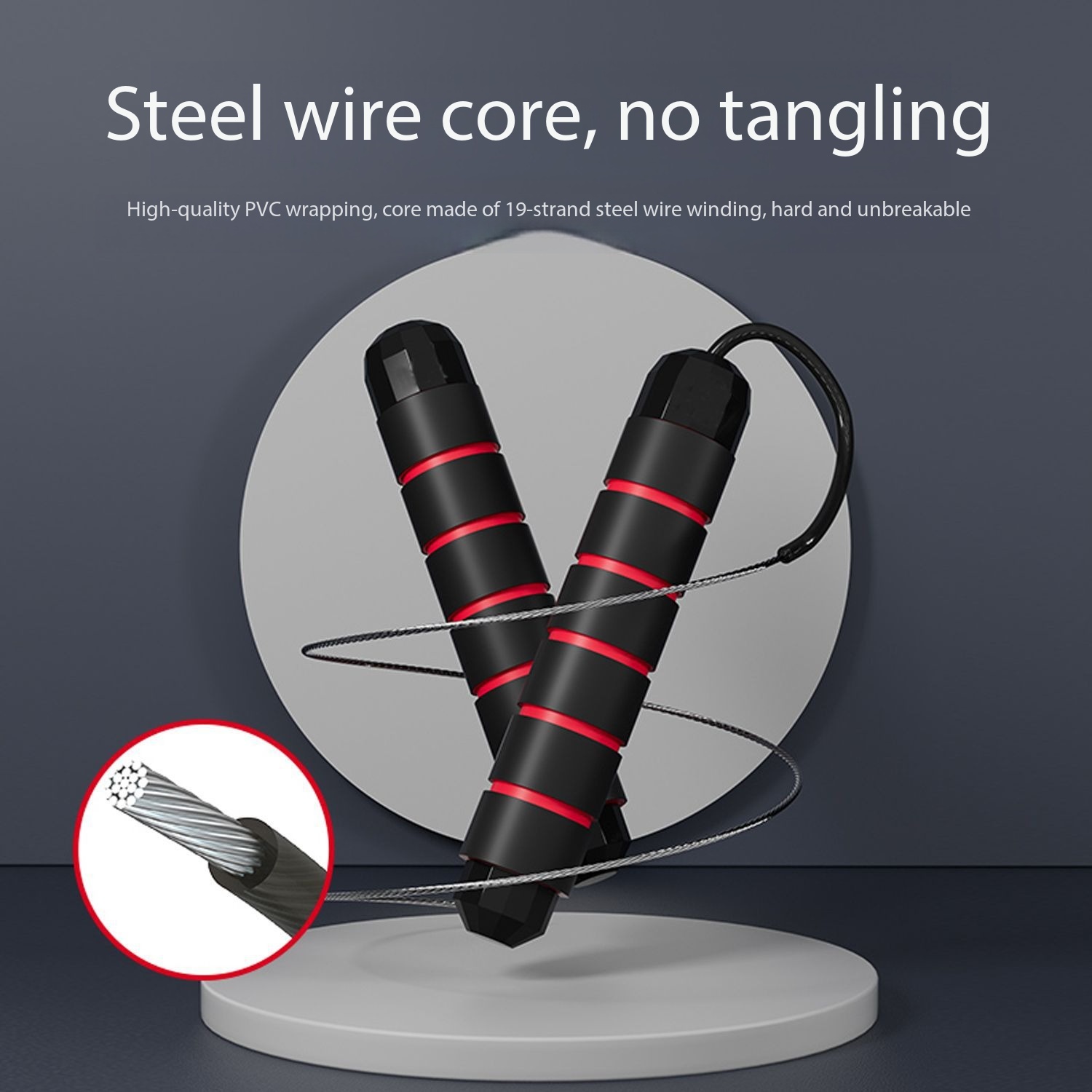 Verstelbaar springtouw van sta - Jump Rope Bearing recensie en prijs