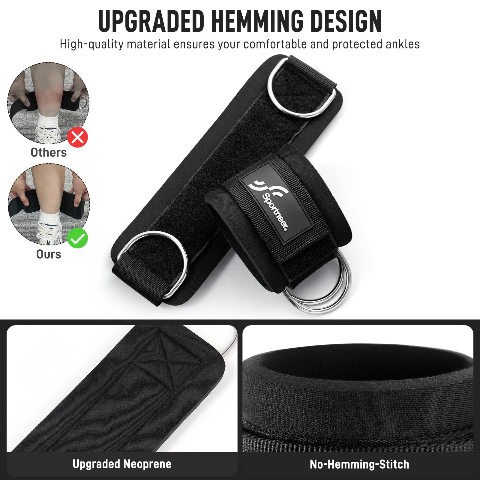 Sportneer Verstelbare enkelban - Home Gym Leg Extension recensie en prijs