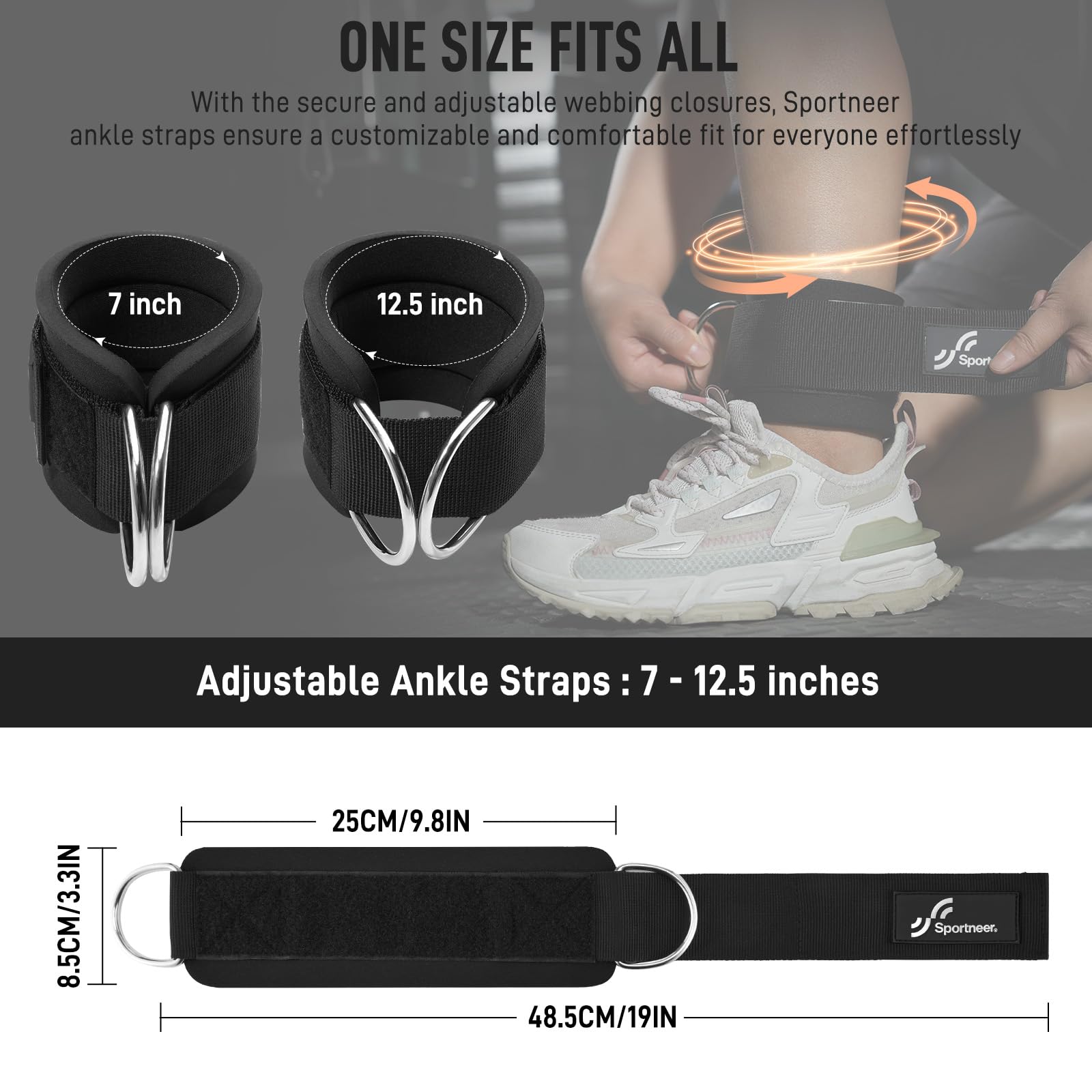Sportneer Verstelbare enkelban - Home Gym Leg Extension recensie en prijs