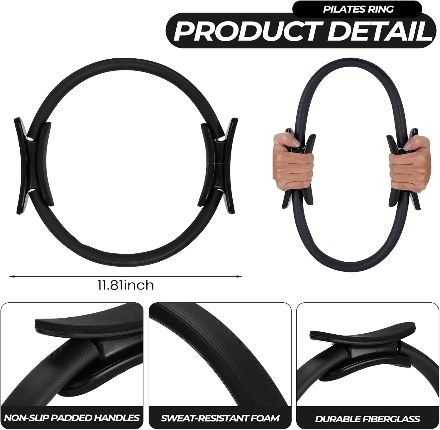 18-delige Pilates Ring- en Bal - Resistance Loop Mini Band recensie en prijs
