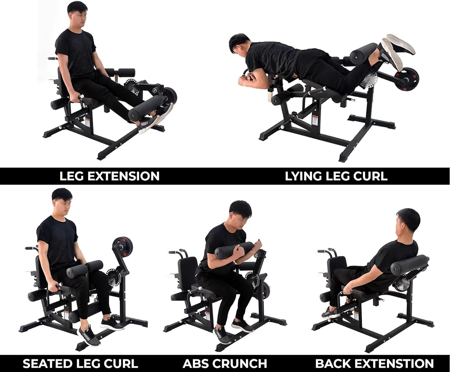 Platenbelaste verstelbare been - Home Gym Leg Extension recensie en prijs