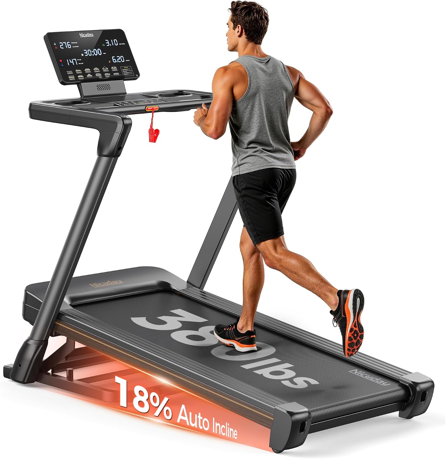 Niceday TM2 Incline Loopband m - Home Gym Machine recensie en prijs