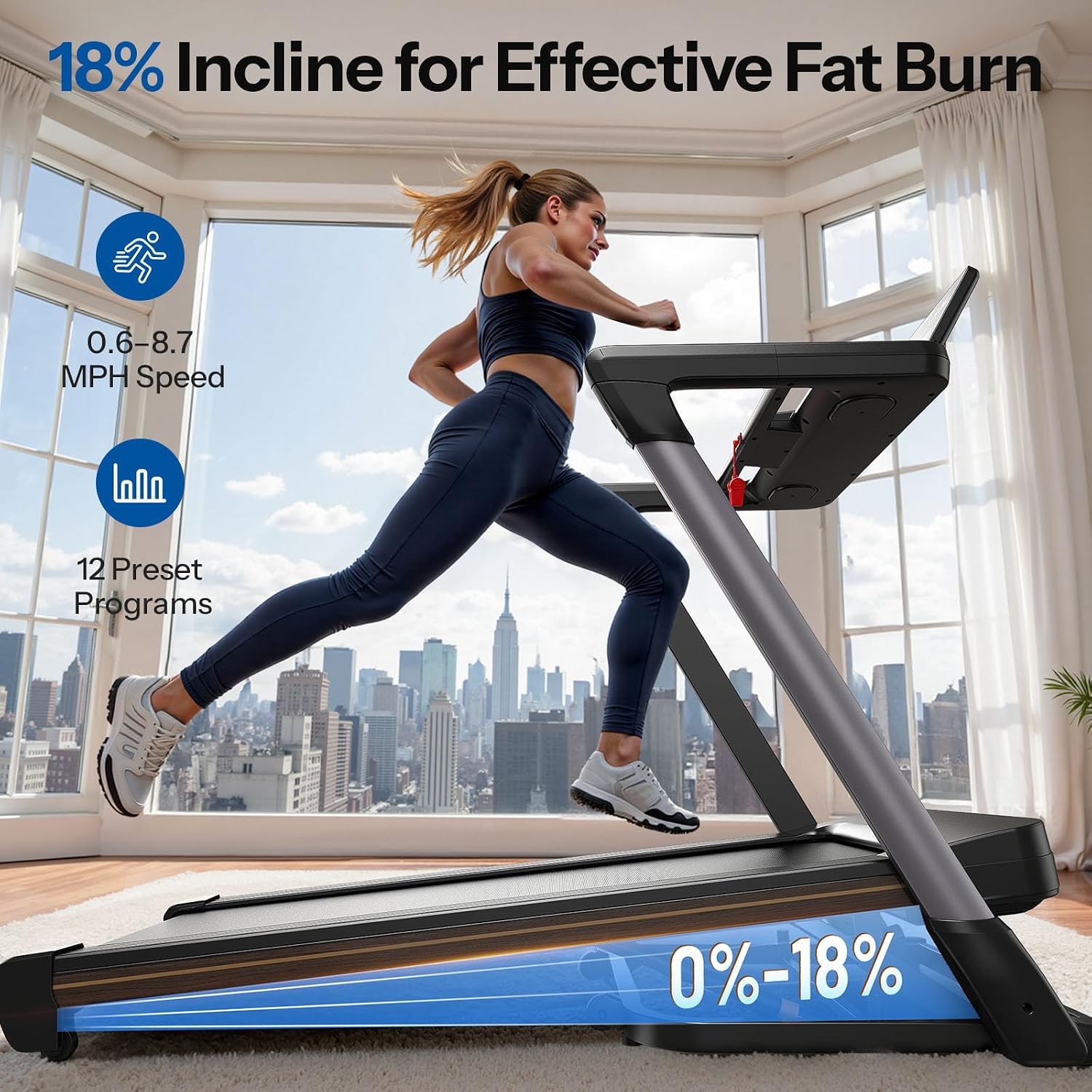 Niceday TM2 Incline Loopband m - Home Gym Machine recensie en prijs