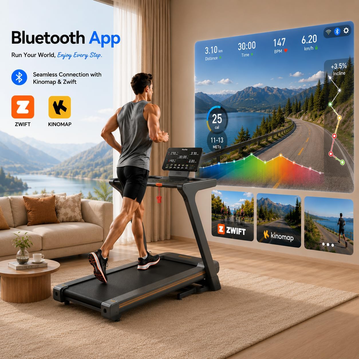 Niceday TM2 Incline Loopband m - Home Gym Machine recensie en prijs